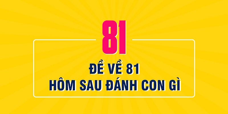 Thống kê chạm thường nổ cùng đề về 81 mai đánh lô gì
